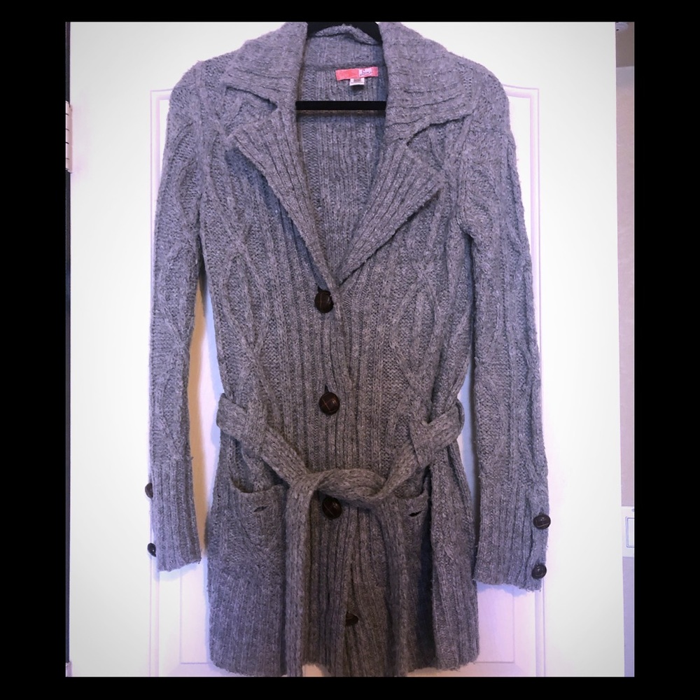 Lux from Urban Outfitters grey cardigan sweater